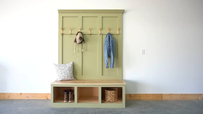 Hall Tree with Bench and Storage