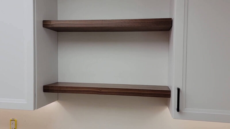 Walnut Floating Shelf